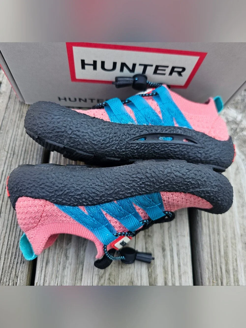 Hunter Tiddler Pink & Blue Water Shoe